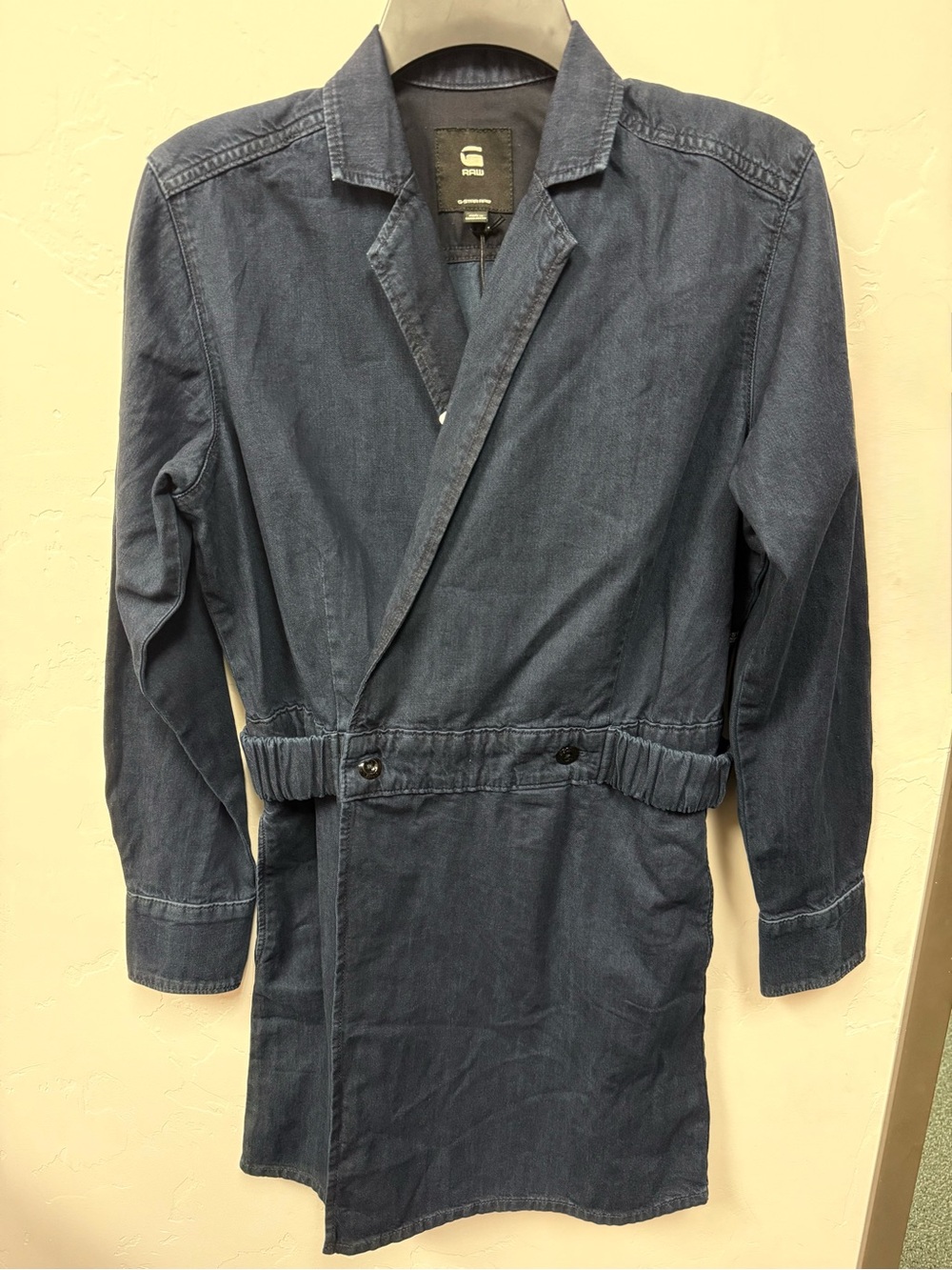 G-Star Indigo Denim Wrap Dress